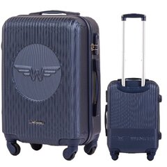 Mažas lagaminas Wings SWL01, 55cm mėlynas kaina ir informacija | Lagaminai, kelioniniai krepšiai | pigu.lt