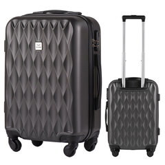 Mažas lagaminas Wings TD190, 55cm pilkas kaina ir informacija | Lagaminai, kelioniniai krepšiai | pigu.lt