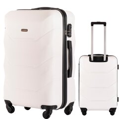 Vidutinis lagaminas Wings 147, 65cm baltas kaina ir informacija | Lagaminai, kelioniniai krepšiai | pigu.lt