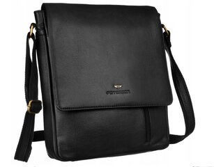 кожаная сумка ptn 788-ndm black цена и информация | Мужские сумки | pigu.lt