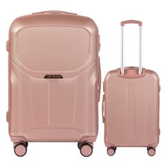 Vidutinis lagaminas Wings PDT01, 65cm rožinis kaina ir informacija | Lagaminai, kelioniniai krepšiai | pigu.lt
