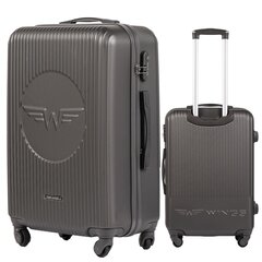 Средний чемодан Wings SWL01, 65cm серый цена и информация | Чемоданы, дорожные сумки  | pigu.lt