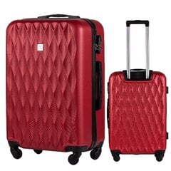 Средний чемодан Wings TD190, 65cm Красный цена и информация | Чемоданы, дорожные сумки | pigu.lt