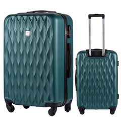 Средний чемодан Wings TD190, 65cm зеленый цена и информация | Чемоданы, дорожные сумки | pigu.lt