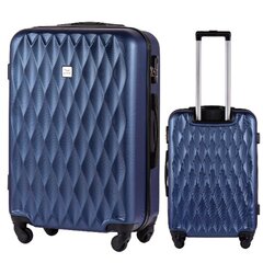 Средний чемодан Wings TD190, 65cm синий цена и информация | Чемоданы, дорожные сумки | pigu.lt