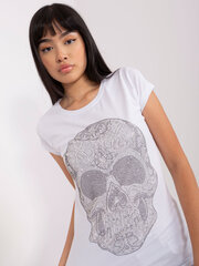 Marškinėliai moterims Lily Rose, balti kaina ir informacija | Marškinėliai moterims | pigu.lt