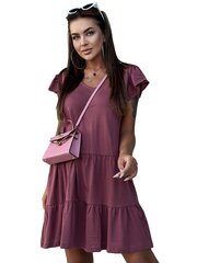 Фиолетовое хлопковое платье цена и информация | Платья | pigu.lt