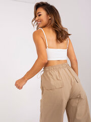 брюки tw-sp-ob055.45 коричневые цена и информация | Женские брюки | pigu.lt