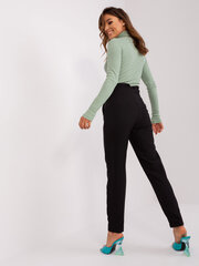брюки tw-sp-ob055.45 черные цена и информация | Женские брюки | pigu.lt