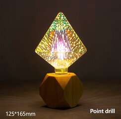 Светодиодная лампа Point Drill 3D, E27, 125*165 мм, 6 Вт/125 Лм цена и информация | Электрические лампы | pigu.lt