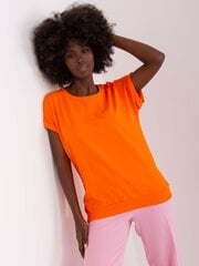 Оранжевая блузка с коротким рукавом больших размеров factory-RV-BZ-5643.09P-orange-ONE SIZE цена и информация | Женские блузки, рубашки | pigu.lt