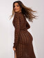 Suknelė moterims Badu, ruda kaina ir informacija | Suknelės | pigu.lt