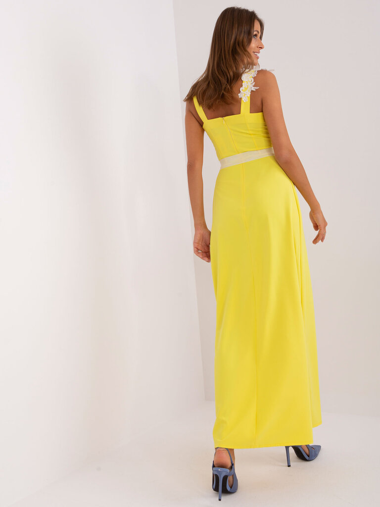 Suknelė moterims Lakerta, geltona цена и информация | Suknelės | pigu.lt