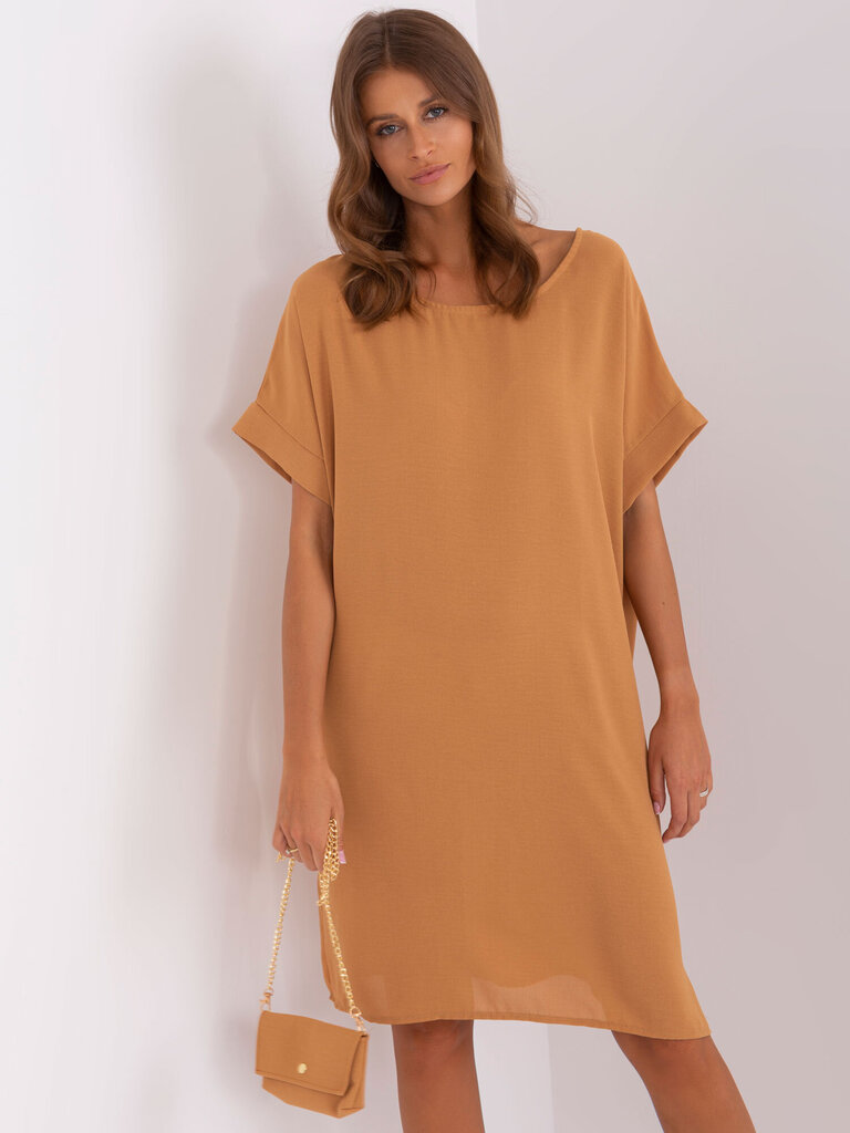 Suknelė moterims Italy Moda, smėlio spalvos цена и информация | Suknelės | pigu.lt