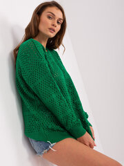 Женский зеленый свитер оверсайз цена и информация | Свитера женские | pigu.lt