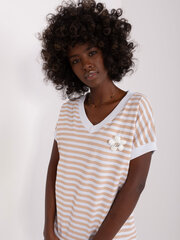 Женская бежевая блуза больших размеров цена и информация | Женские блузки, рубашки | pigu.lt