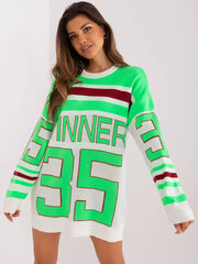 Женский зеленый свитер оверсайз цена и информация | Свитера женские | pigu.lt