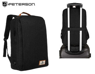 Sportinė kuprinė Peterson PTN BPP-02, juoda kaina ir informacija | Kuprinės ir krepšiai | pigu.lt