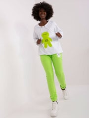 Комплект RV-KMPL-8727.25X ECRU/L.GREEN factory-RV-KMPL-8727.25X-bright green-S/M цена и информация | Спортивная одежда для женщин | pigu.lt