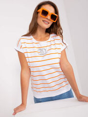 блузка rv-bz-8745.68p экру/оранжевый цена и информация | Женские блузки, рубашки | pigu.lt
