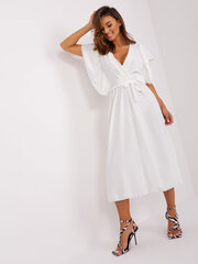 Женское белое платье-рубашка цена и информация | Платья | pigu.lt