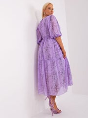 платье lk-sk-509344.37 фиолетовое цена и информация | Платья | pigu.lt