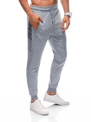 Спортивные брюки мужские P1393 - серые 123230-7 цена и информация | Мужская спортивная одежда | pigu.lt