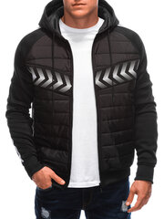 Куртка мужская межсезонная C569 - черная 123223-7 цена и информация | Мужские куртки | pigu.lt