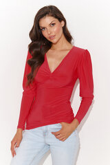 луза женская Numinou, красная цена и информация | Женские блузки, рубашки | pigu.lt