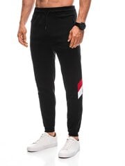 мужские спортивные штаны p1392 - черные цена и информация | Мужская спортивная одежда | pigu.lt
