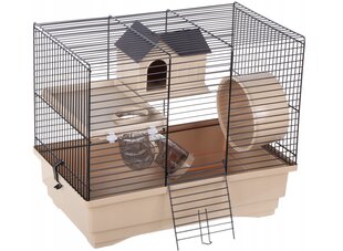 Клетка с лотком для мелких грызунов Ender, 34х40х25 см цена и информация | Клетки и аксессуары для грызунов | pigu.lt