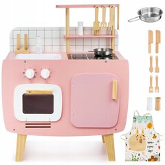 Mini medinė virtuvėlė su priedais Mamabrum 291 kaina ir informacija | Žaislai mergaitėms | pigu.lt
