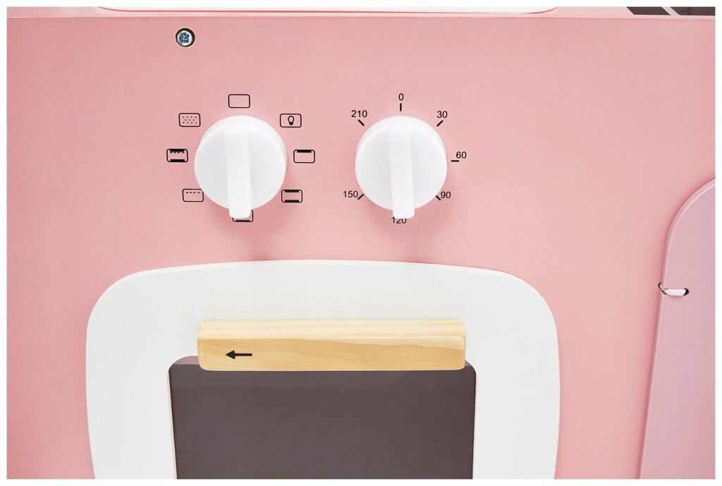 Mini medinė virtuvėlė su priedais Mamabrum 291 kaina ir informacija | Žaislai mergaitėms | pigu.lt