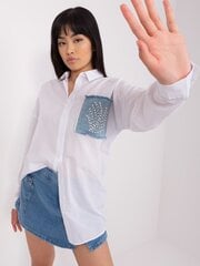 Marškiniai moterims TO-KS-6006.04, balti kaina ir informacija | Palaidinės, marškiniai moterims | pigu.lt