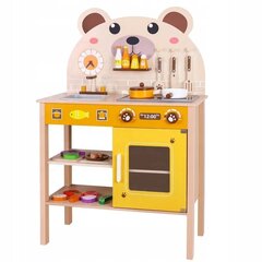 Žaislinė medinė virtuvėlė Bear XXL kaina ir informacija | Žaislai mergaitėms | pigu.lt