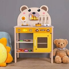 Игрушечная деревянная кухня BEAR XXL цена и информация | Игрушки для девочек | pigu.lt