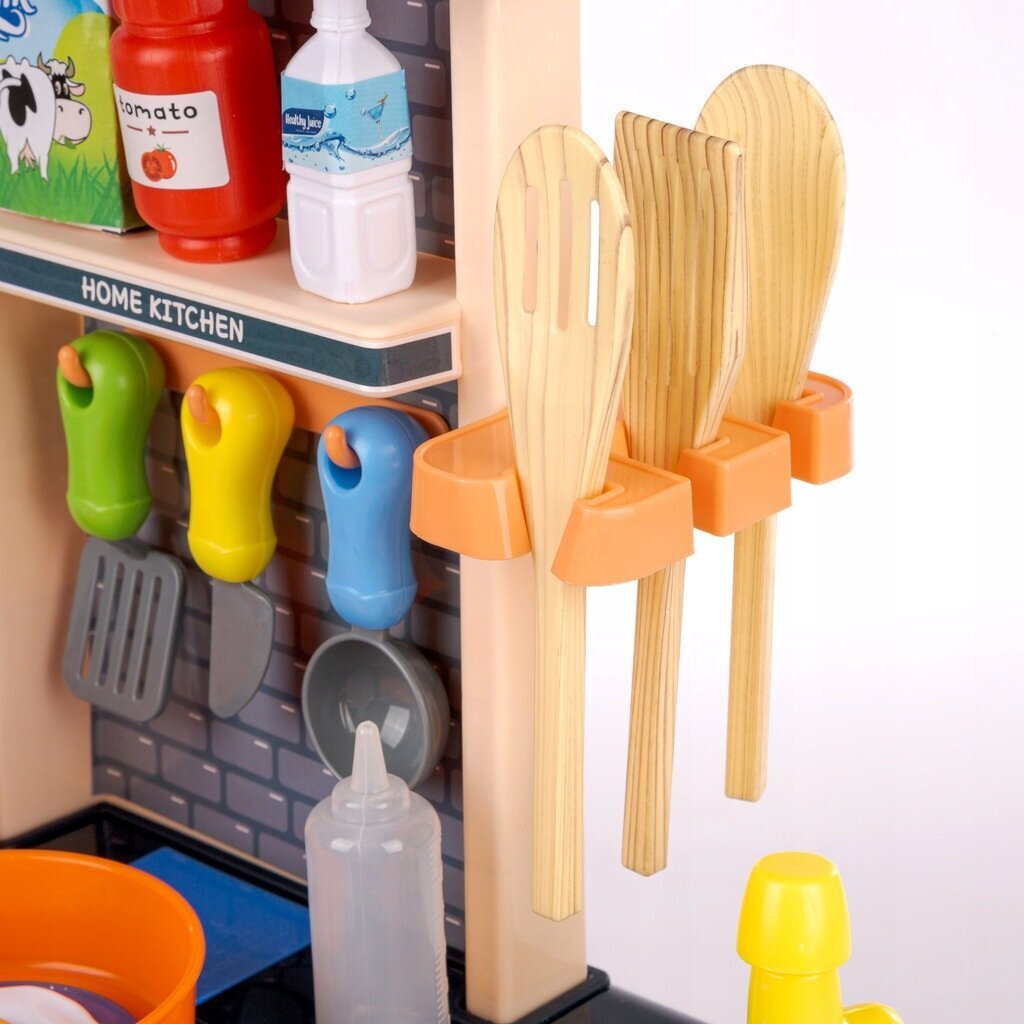 Žaislinė virtuvėlė su maistu ir priedais Kitchen Cooker KP5448 kaina ir informacija | Žaislai mergaitėms | pigu.lt