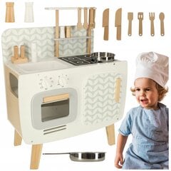 Moderni medinė virtuvėlė MDF XXL Lililo kaina ir informacija | Žaislai mergaitėms | pigu.lt