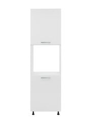 Pastatoma spintelė įmontuojamai orkaitei Liveo Tiffany T27/D60SP, 60 cm, balta kaina ir informacija | Virtuvinės spintelės | pigu.lt