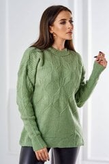 Megztinis moterims 26479, žalias kaina ir informacija | Megztiniai moterims | pigu.lt
