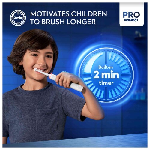 Oral-B Pro Series 3 Junior 6+ Frozen kaina ir informacija | Elektriniai dantų šepetėliai | pigu.lt