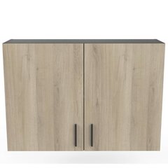 Кухонный шкаф Aatrium Origan, 100x30x70 см, коричневый/черный цена и информация | Кухонные шкафчики | pigu.lt