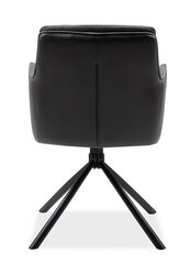 Valgomojo kėdė Aatrium Logan, juoda kaina ir informacija | Virtuvės ir valgomojo kėdės | pigu.lt