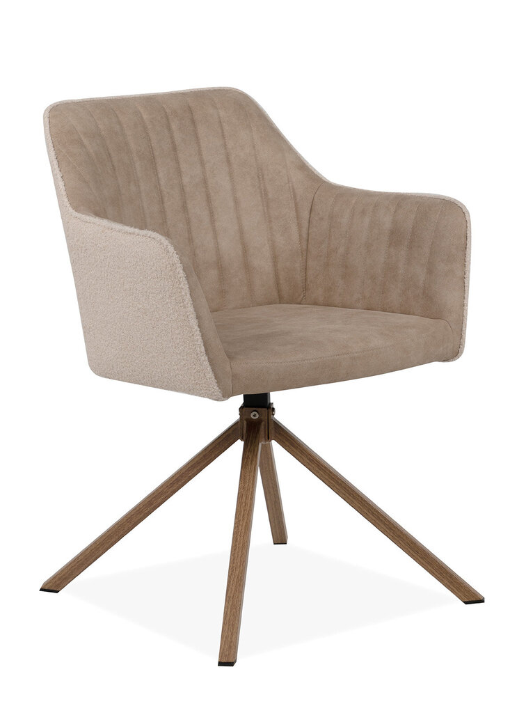 Valgomojo kėdė Aatrium Ray, smėlio spalvos kaina ir informacija | Virtuvės ir valgomojo kėdės | pigu.lt
