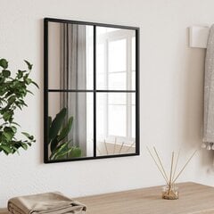 Veidrodis vidaXL, 40x50 cm, juodas цена и информация | Зеркала | pigu.lt