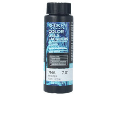 Ilgalaikiai plaukų dažai Redken Color Gel Lacquers 7NA Pewter, 3 x 60 ml kaina ir informacija | Plaukų dažai | pigu.lt