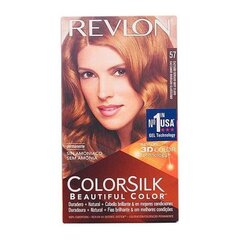 Plaukų dažai be amoniako Revlon Colorsilk Beautyful, 57 Lightest Golden Brown kaina ir informacija | Plaukų dažai | pigu.lt