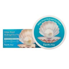 Подушечки для глаз Farmstay White Pearl Hydrogel, 60 шт. цена и информация | Маски для лица, патчи для глаз | pigu.lt