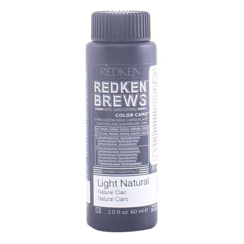 Plaukų dažai Redken Brews, Light Natural, vyrams, 60 ml цена и информация | Plaukų dažai | pigu.lt