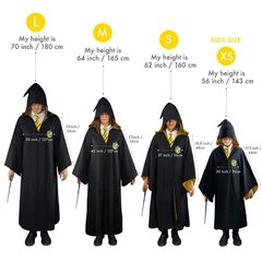 Skraistė Harry Potter, juoda kaina ir informacija | Karnavaliniai kostiumai | pigu.lt